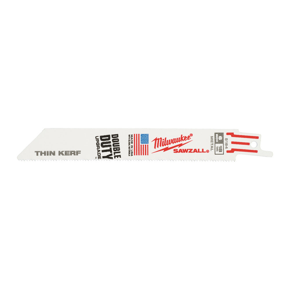 Milwaukee Reciprozaagblad Sawzall Metaal Thin Kerf 18-Tpi-927760