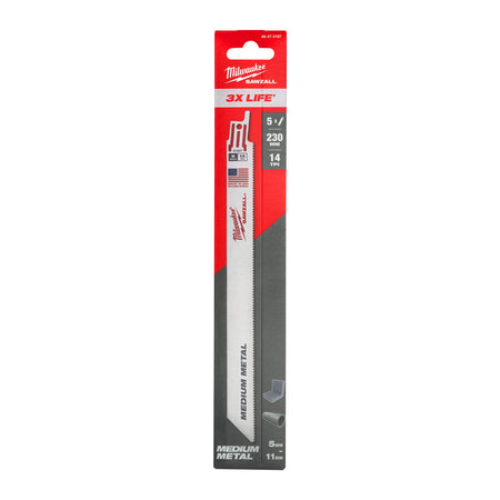Milwaukee Reciprozaagblad Sawzall Metaal Thin Kerf 14-Tpi-927761