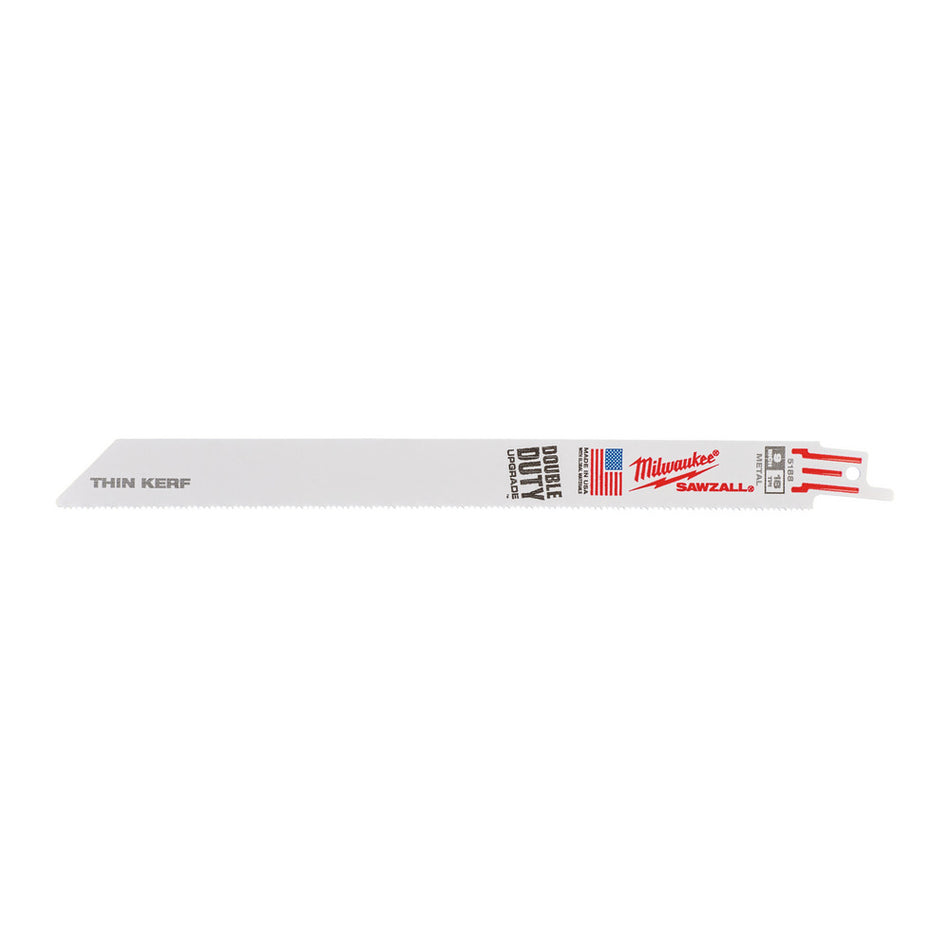Milwaukee Reciprozaagblad Sawzall Metaal Thin Kerf 18-Tpi-927762
