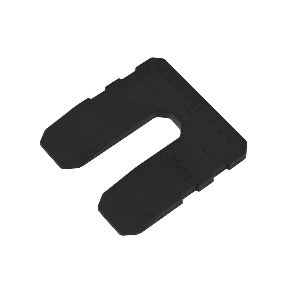 Bouwmaat Uitvulplaat Zwart 3mm 48st-929008