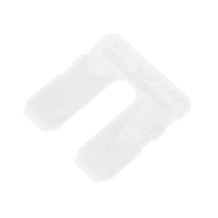 Bouwmaat Uitvulplaat Wit 1mm 96st-929013