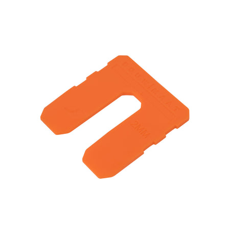 Bouwmaat Uitvulplaat Oranje 2mm 48st-929014