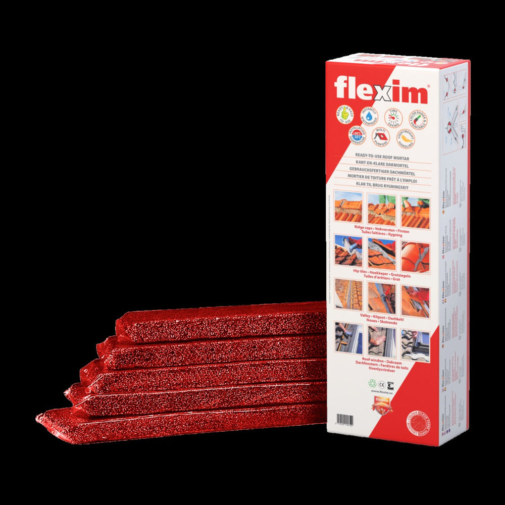 Flexim Dakreparatiemortel  Rood 10L-931218