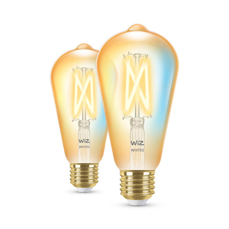 WiZ Led Lamp Edison Filament E27 50W Wit 2st-933055