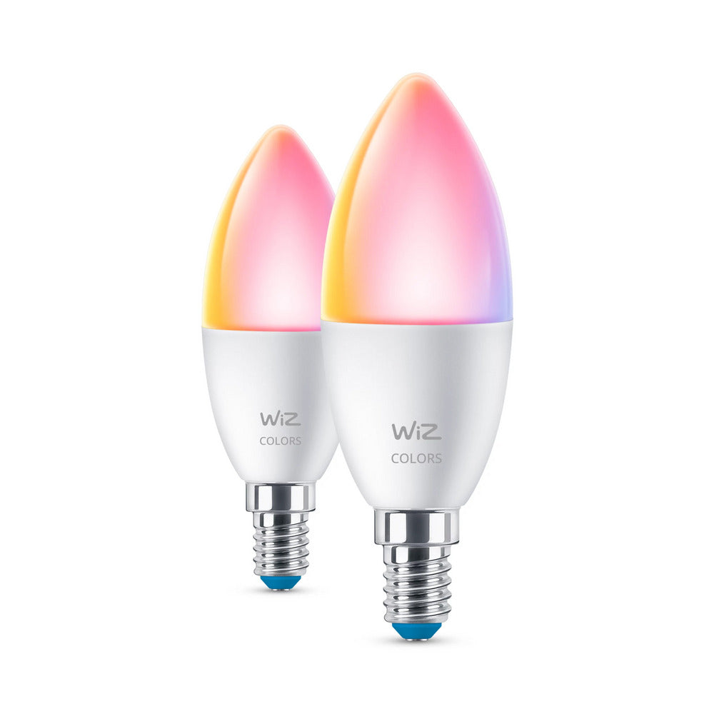 WiZ Led Kaarslamp E14 40W Mat 2st-933056