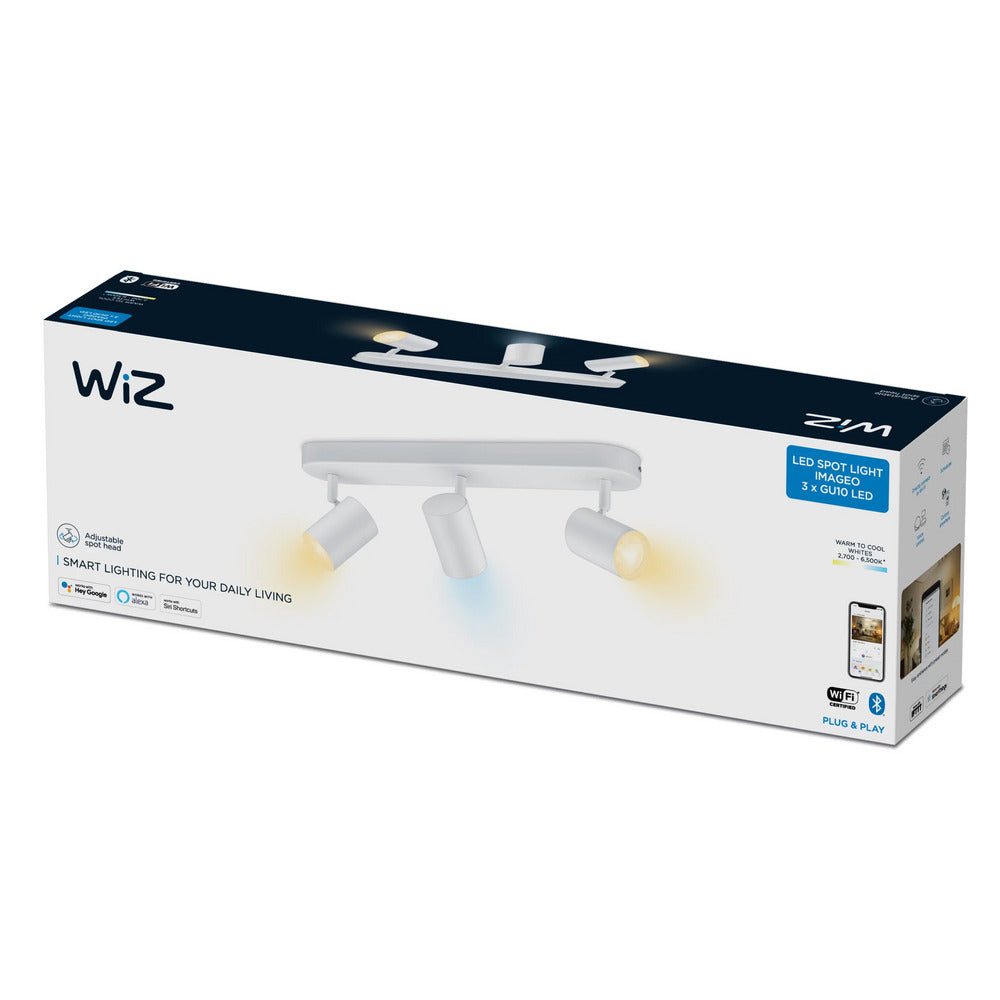 WiZ Led Opbouwspot Imageo Wit 3 Spots-933057