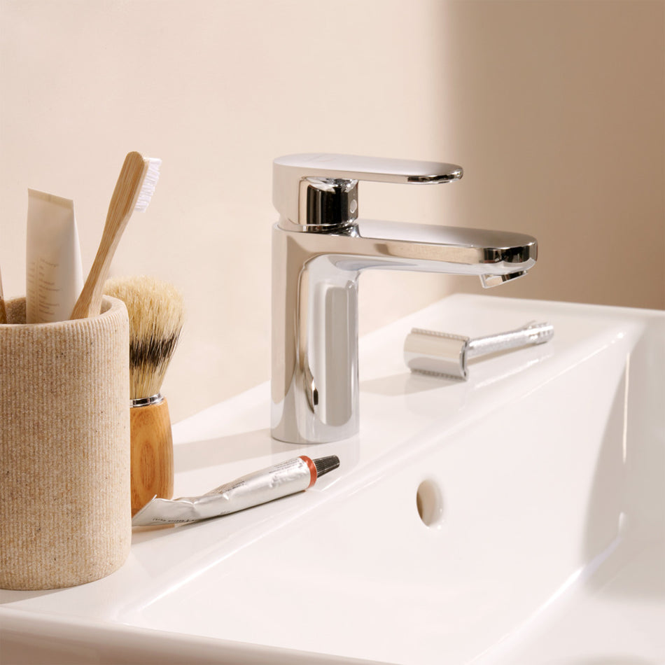 Hansgrohe Vernis Blend Wastafelmengkraan 100 CoolStart Met Afvoerplug-937827