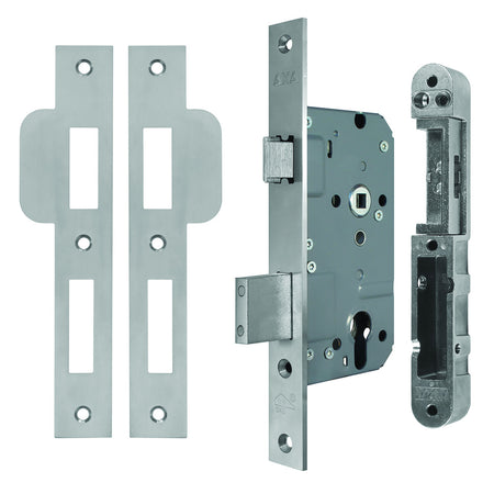 AXA Veiligheidsinsteek Dag-Nachtslot PC72 Rechte Hoek RVS 238x25x16mm SKG2-937866