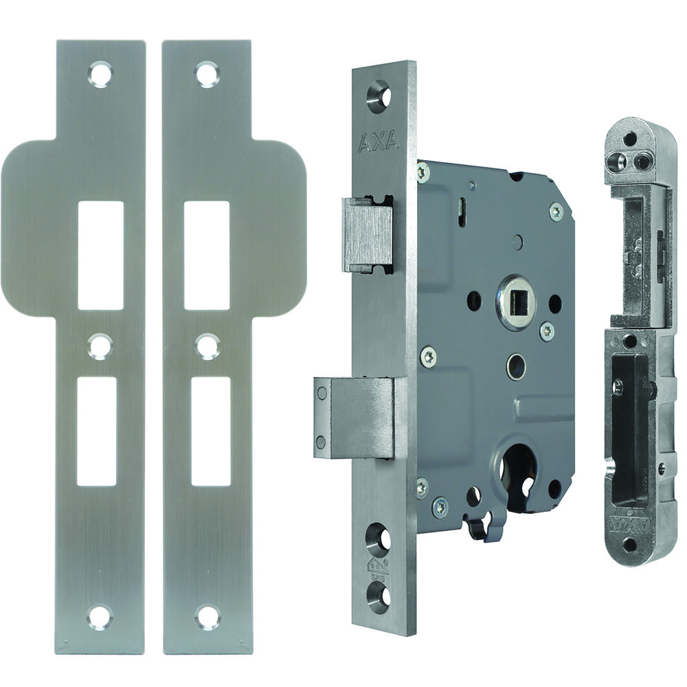 AXA Veiligheidsinsteek Dag-Nachtslot PC55 Rechte Hoek RVS 174x25x16mm SKG2-937868