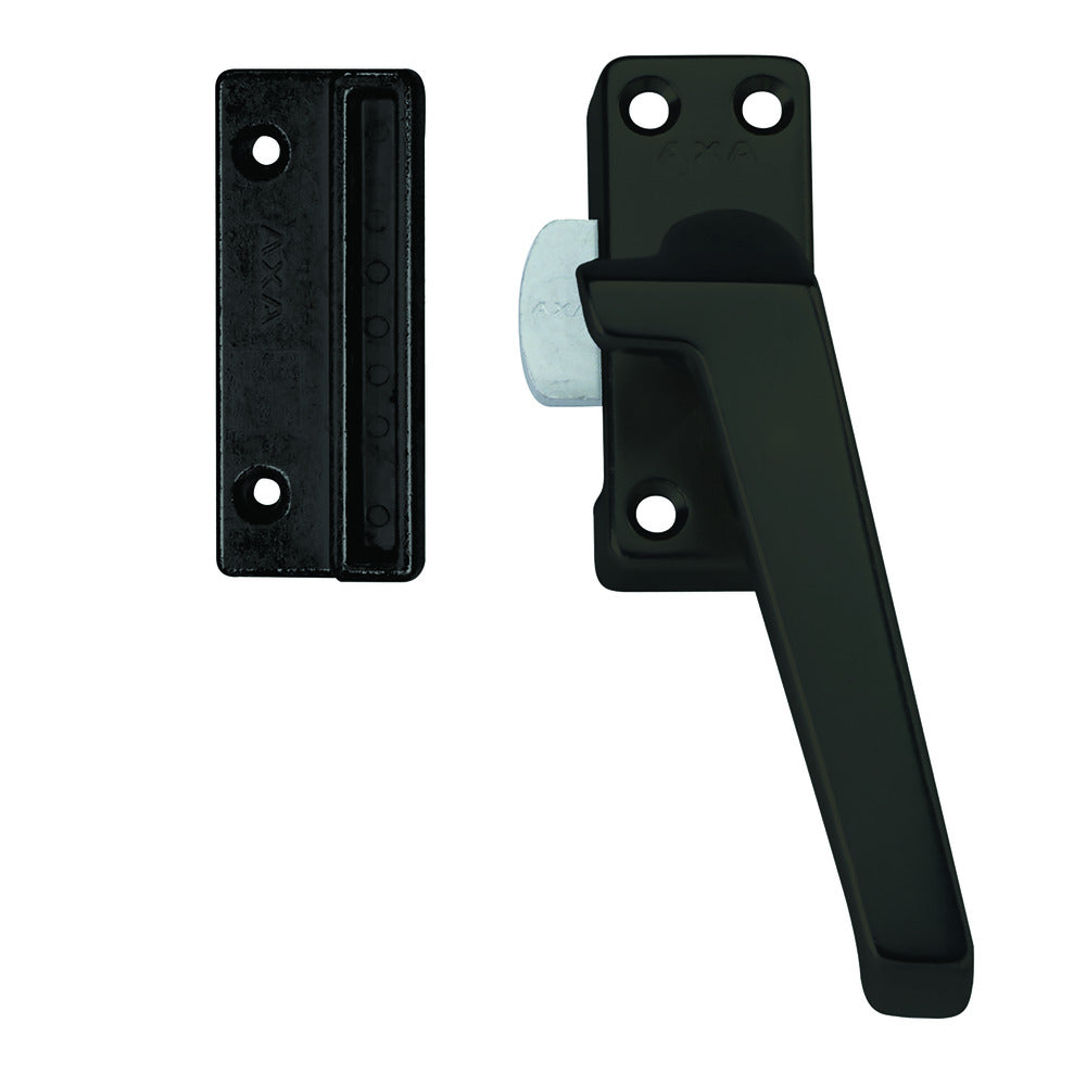 AXA Raamsluiting 3302 Aluminium Geslepen Zwart Re Met Nok-937876