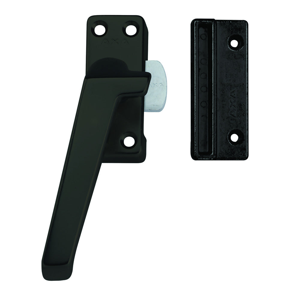 AXA Raamsluiting 3302 Aluminium Geslepen Zwart Li Met Nok-937879