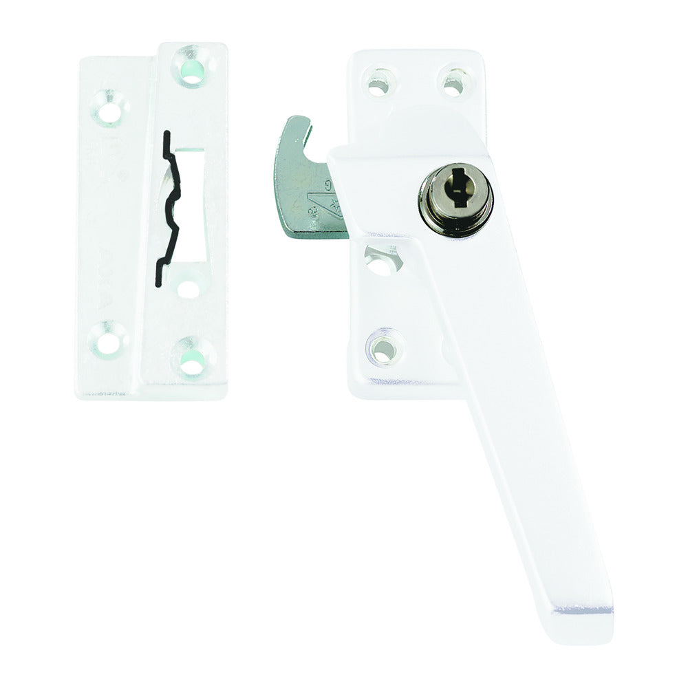 AXA Veiligheids Raamsluiting 3319 Re Aluminium Wit Gelakt SKG1-937889