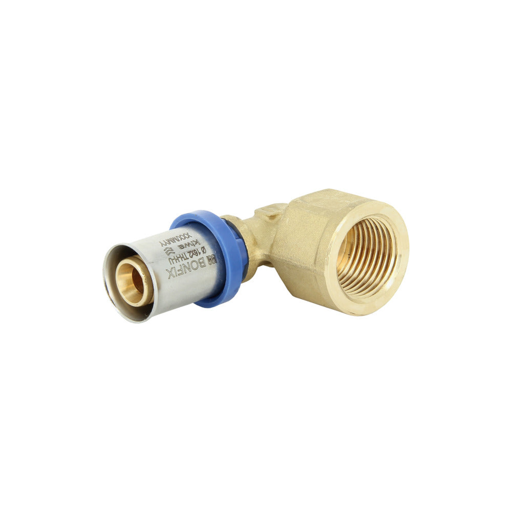 BONFIX Alu-pers Kniekoppeling 1/2" bi.dr. x16mm 60st-939866