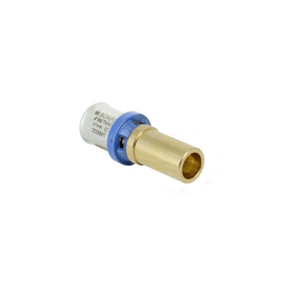 BONFIX Alu-pers Insteekverloopkoppeling 16xØ15mm 100st-939878