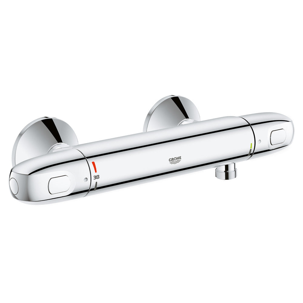 Grohe 1000 Thermostaatkraan Douche Met Koppelingen Chroom 15cm-940331