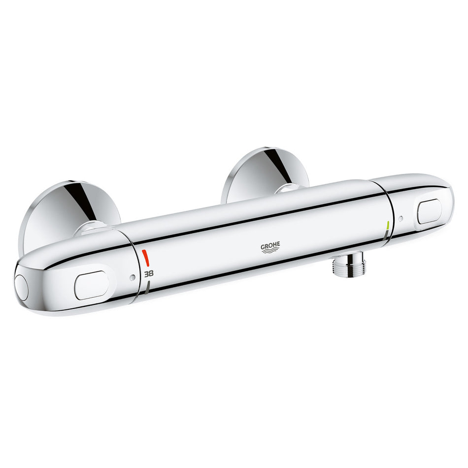 Grohe 1000 Thermostaatkraan Douche Met Koppelingen Chroom 15cm-940331