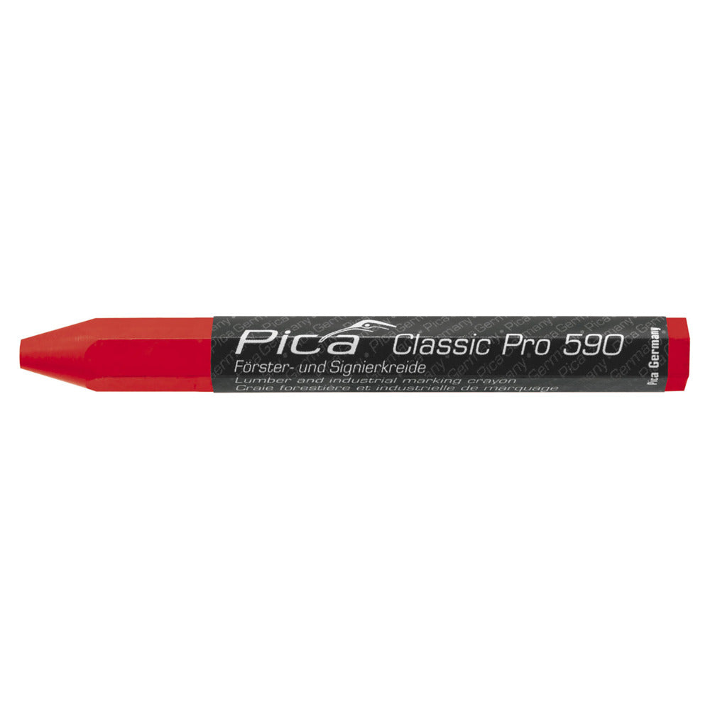 Pica  590/40 Markeerkrijt PRO Rood 12cm 12st-940547