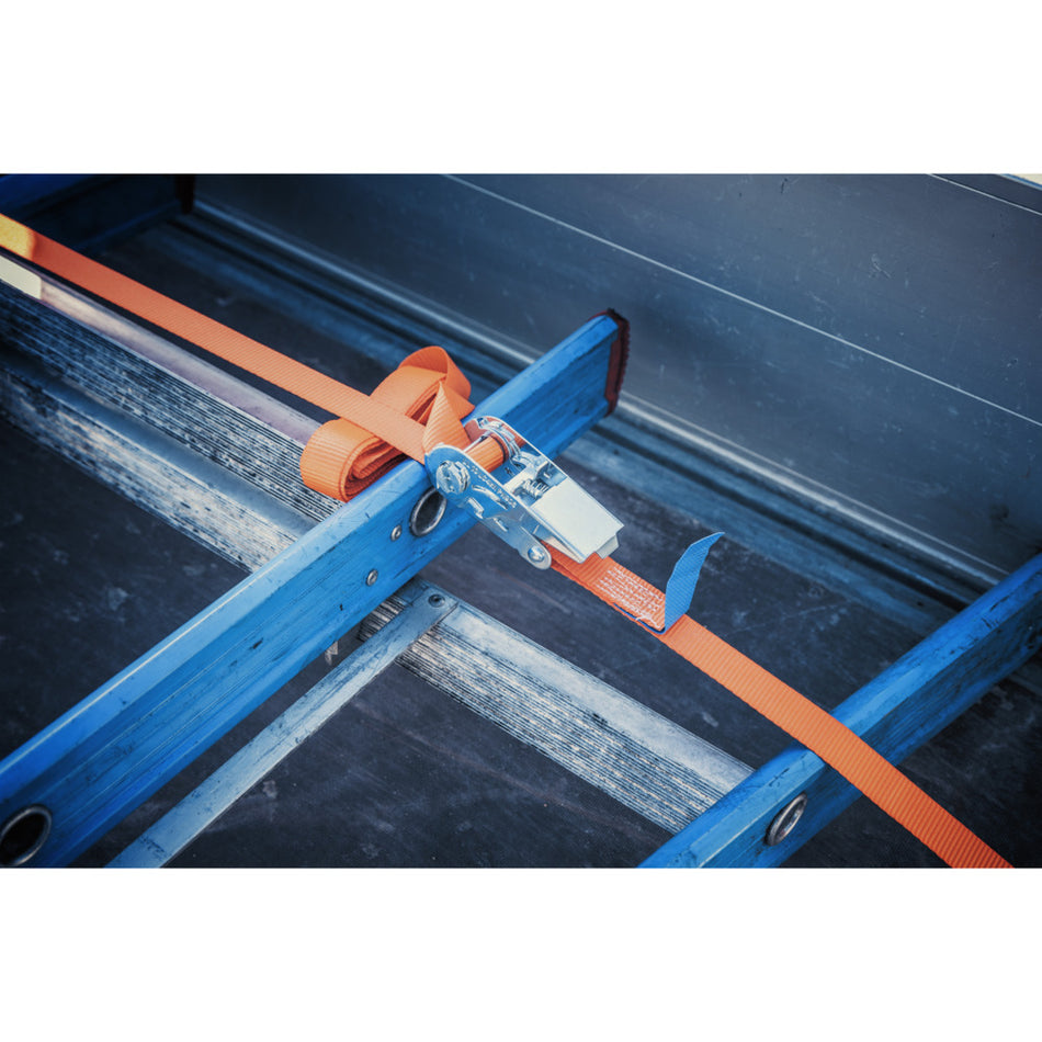 Konvox Spanband 25mm Eindloos Met Ratel CD 400/800daN Oranje 5m-941057