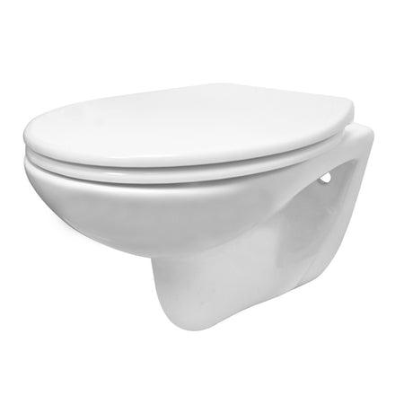 Poseidon Wandcloset Rimless met Toiletzitting Glans Wit-942787