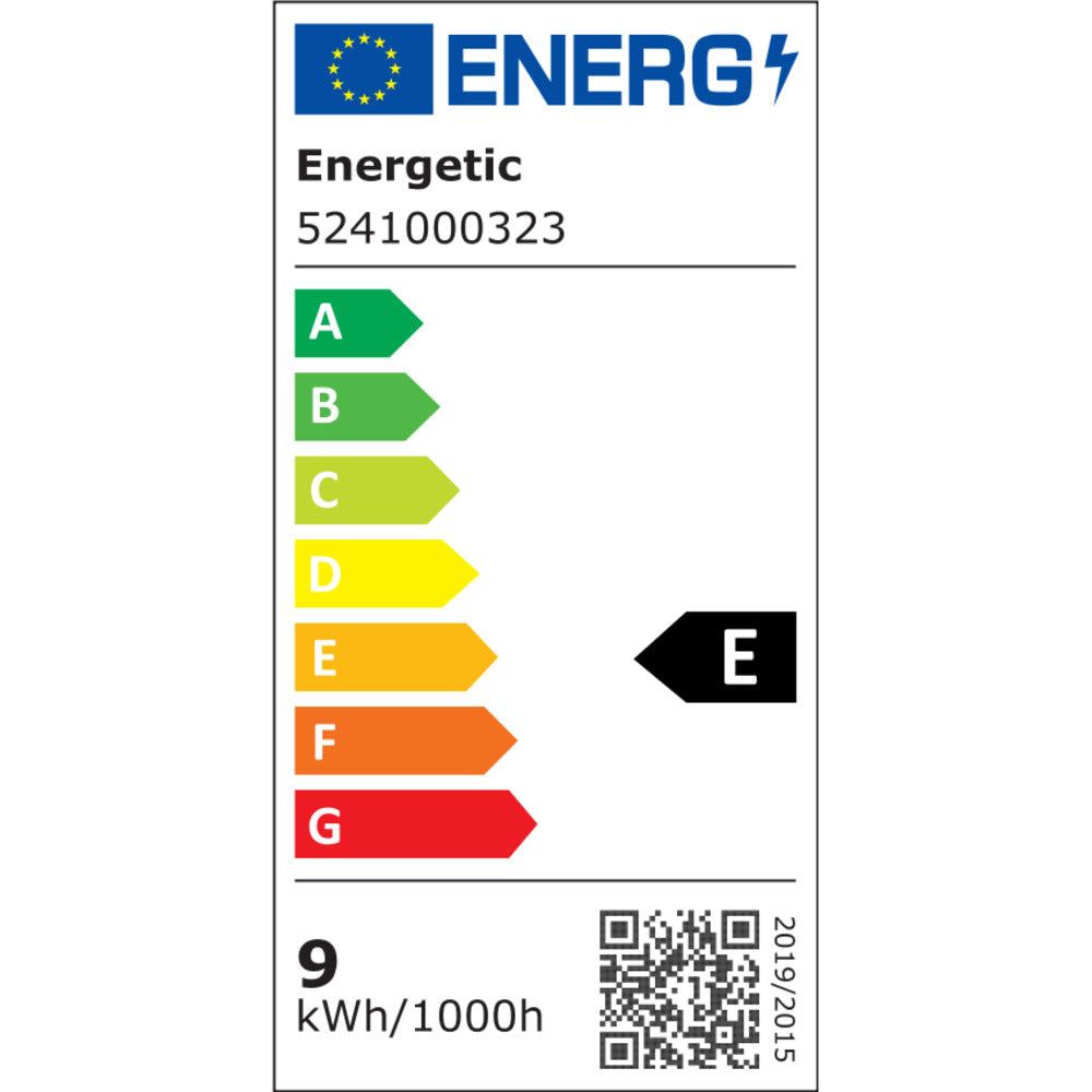 Energetic Led Lamp Bulb E27 SMD A60 9W 1055LM 2700K Frosted - 3-Pack-943030