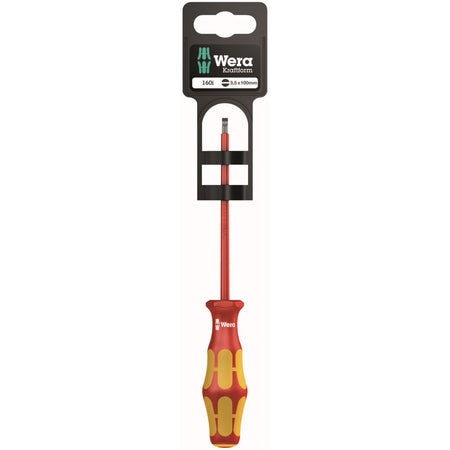 Wera 160 i SB VDE Geïsoleerde Sleuf Schroevendraaier 0,6x3,5x100mm-943366