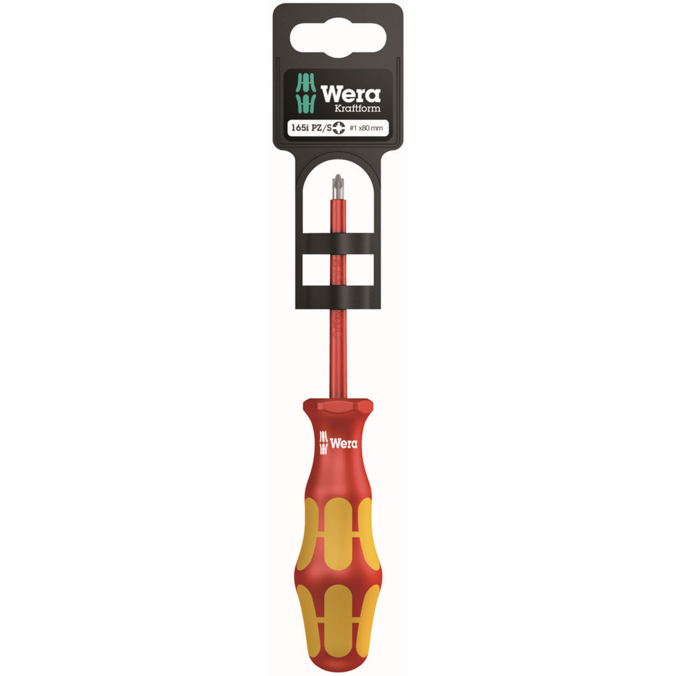 Wera 165 i PZ/S SB VDE Geïsoleerde Schroevendraaier PlusMinus-Schroeven 1x80mm-943374