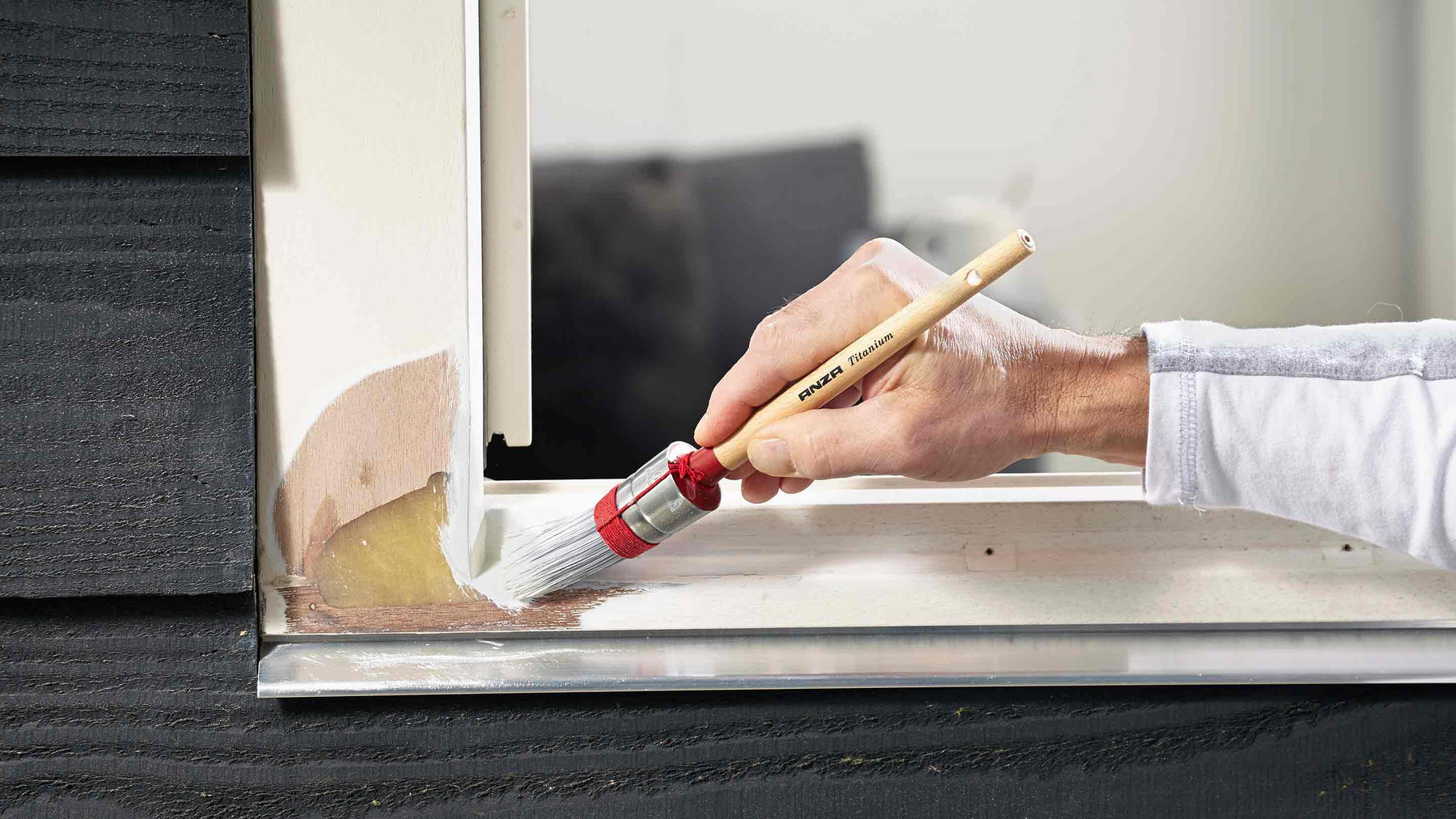 Kozijn repareren met epoxy
