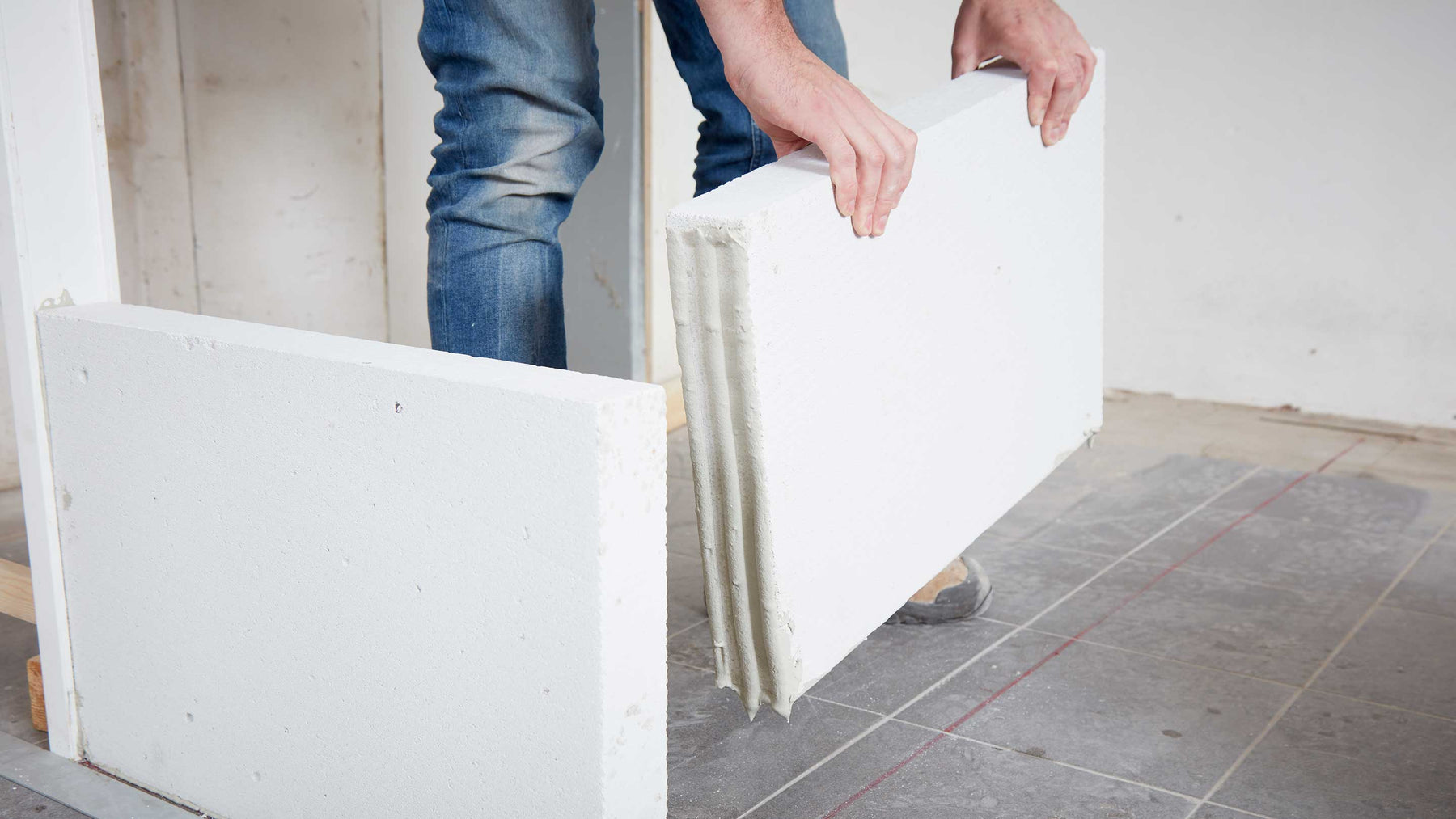 Wand bouwen met cellenbeton