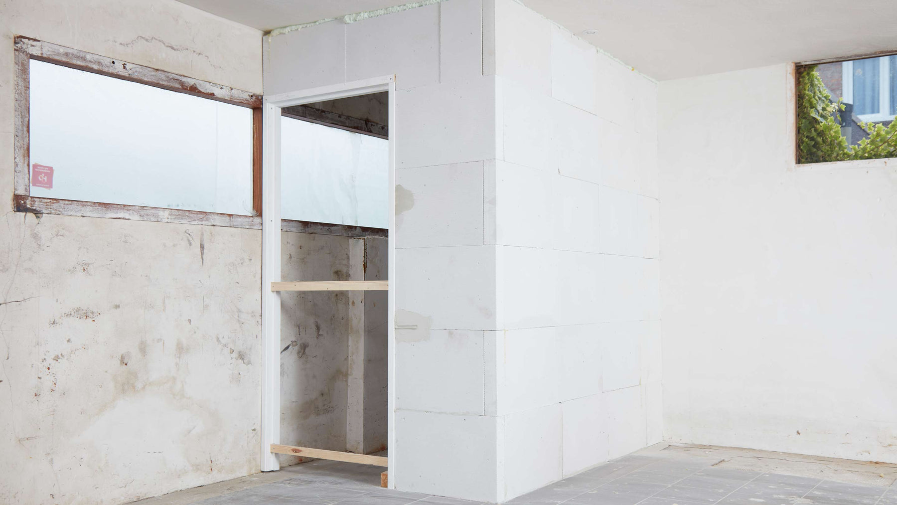 Wand bouwen met cellenbeton