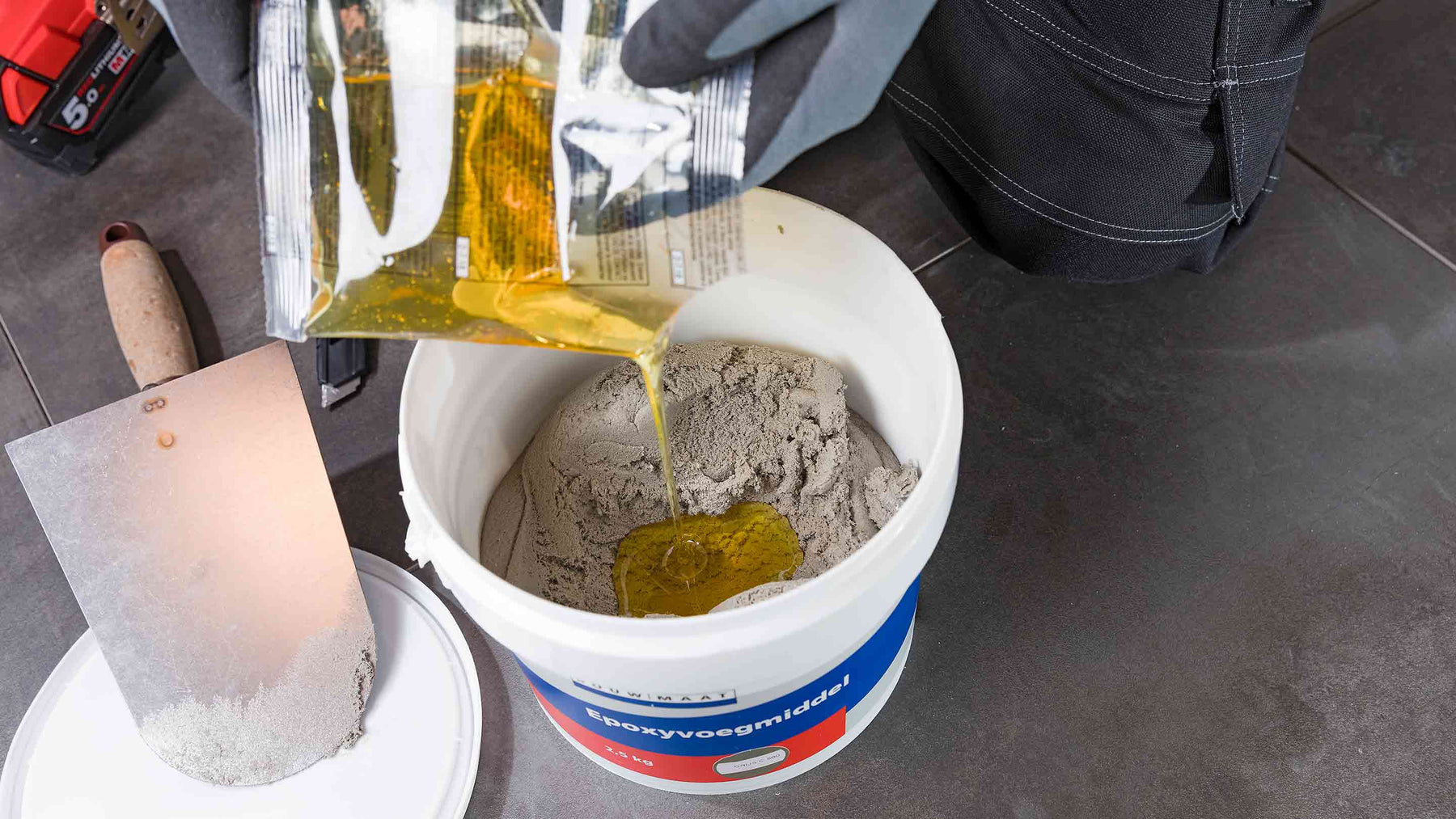 Epoxyvoegmiddel: sterk, waterdicht en kleurvast