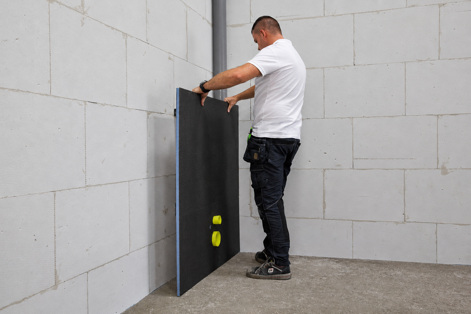 Stappenplan Bouwmaat Eigen Merk toiletbouwplaat