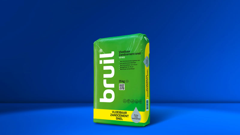 Zak Bruil Vloeibaar Zandcement Snel