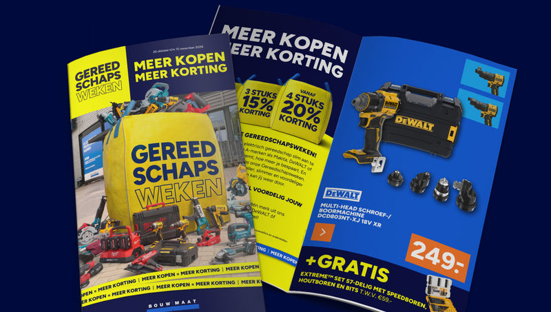 Gereedschapsweken Meer Kopen Meer Korting Big Bags: 10% korting bij 2 stuks, 15% bij 3 stuks en 20% vanaf 4 stuks.