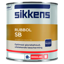 Hoogglans oplosmiddelhoudende lakken