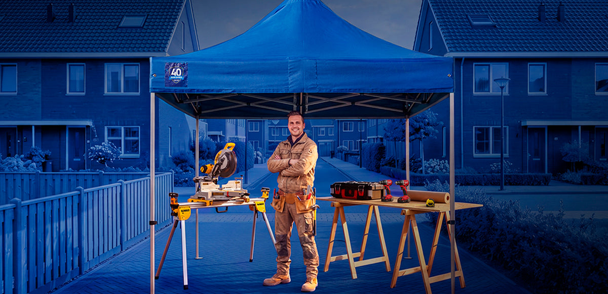 WERKTENT SPAARACTIE