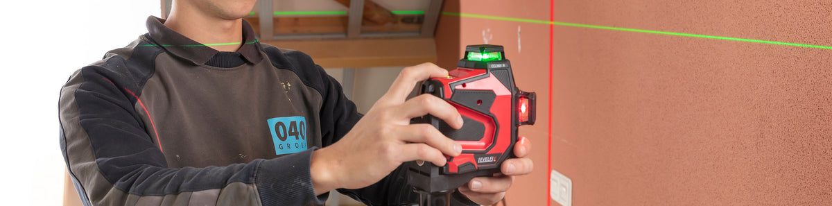 Nauwkeurigheid van een bouwlaser controleren en kalibreren