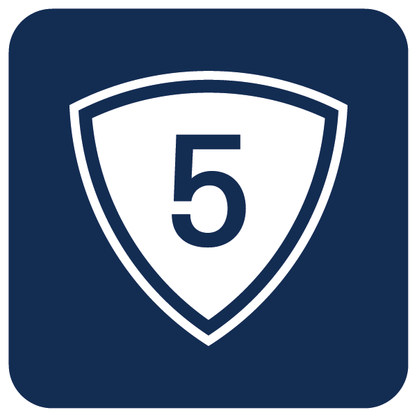 5 jaar garantie