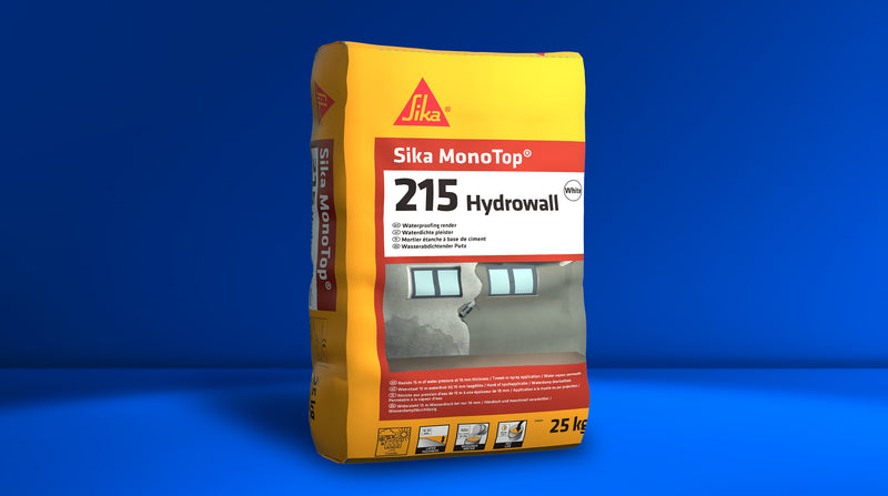 SIKA monotop waterdichtende cementpleister 215 hydrowall wit 25kg