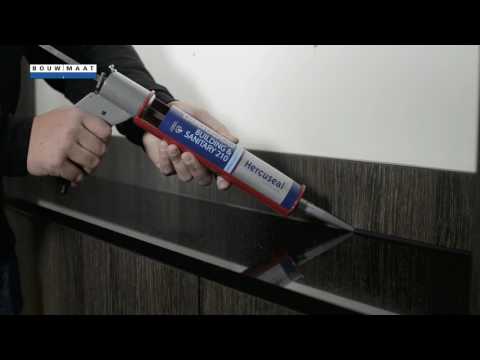 Hercuseal Siliconenkit Building Sanitary 210 Wit 310ml-589533