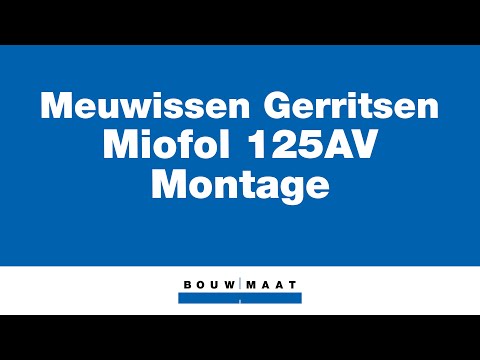 MG Miofol Isolatiefolie 125AV Dampdicht Dak Wand Vloer  1,5x25m 37,5m2-585049