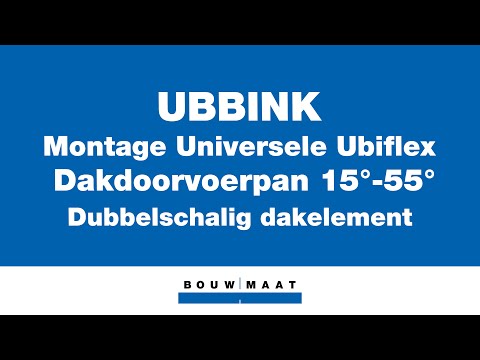 Ubbink Ubiflex Dakdoorvoerpan Zwart 15-55° 500x600mm Ø131mm-574725