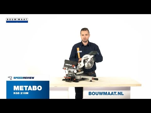 Metabo Afkort- en verstekzaagmachine KSG 18 LTX 216 body 18 volt-700792