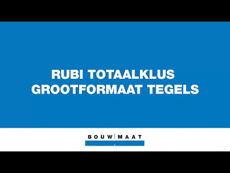 Rubi Inwasspaan Rubber Zwart 250x110x10mm-556626