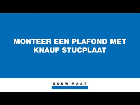 Knauf Stucplaat P RK 200cm 9,5mm-402209