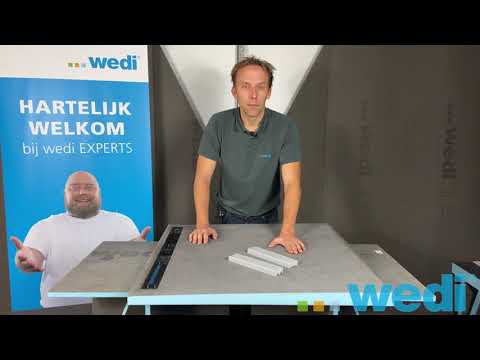 wedi Fundo Riolito Neo Douchevloerelement Met Afschot En Sleuf 900x900x50mm-749556